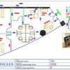 Professional office cubicle layout floor plan CS-2685 by Cubicles.shop