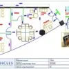 Professional office cubicle layout floor plan CS-2685 by Cubicles.shop