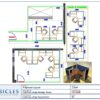 Professional office cubicle layout floor plan CS-2686 by Cubicles.shop