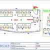 Professional office cubicle layout floor plan CS-2687 by Cubicles.shop