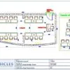 Professional office cubicle layout floor plan CS-2687 by Cubicles.shop