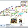 Professional office cubicle layout floor plan CS-2690 by Cubicles.shop