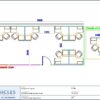 Professional office cubicle layout floor plan CS-2710 by Cubicles.shop