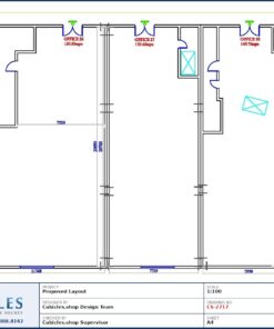Professional office cubicle layout floor plan CS-2717 by Cubicles.shop