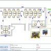 Professional office cubicle layout floor plan CS-2721 by Cubicles.shop