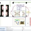 Professional office cubicle layout floor plan CS-2723 by Cubicles.shop