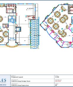 Professional office cubicle layout floor plan CS-2727 by Cubicles.shop