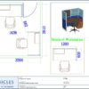 Professional office cubicle layout floor plan CS-2735 by Cubicles.shop