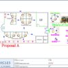 Professional office cubicle layout floor plan CS-2736 by Cubicles.shop