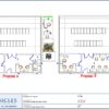 Professional office cubicle layout floor plan CS-2738 by Cubicles.shop