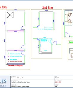 Professional office cubicle layout floor plan CS-2739 by Cubicles.shop