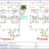 Professional office cubicle layout floor plan CS-2741 by Cubicles.shop