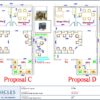 Professional office cubicle layout floor plan CS-2742 by Cubicles.shop