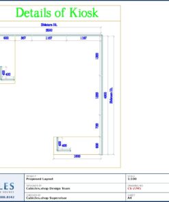 Professional office cubicle layout floor plan CS-2745 by Cubicles.shop