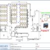 Professional office cubicle layout floor plan CS-2749 by Cubicles.shop