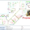 Professional office cubicle layout floor plan CS-2752 by Cubicles.shop