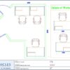 Professional office cubicle layout floor plan CS-2753 by Cubicles.shop