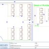 Professional office cubicle layout floor plan CS-2757 by Cubicles.shop