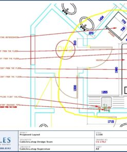 Professional office cubicle layout floor plan CS-2762 by Cubicles.shop