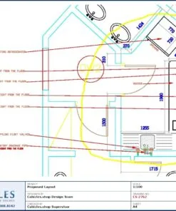 Professional office cubicle layout floor plan CS-2762 by Cubicles.shop