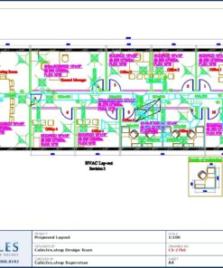 Professional office cubicle layout floor plan CS-2766 by Cubicles.shop