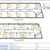 Professional office cubicle layout floor plan CS-2768 by Cubicles.shop
