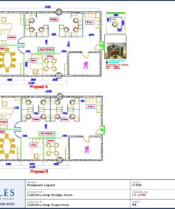 Professional office cubicle layout floor plan CS-2794 by Cubicles.shop