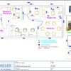 Professional office cubicle layout floor plan CS-2800 by Cubicles.shop
