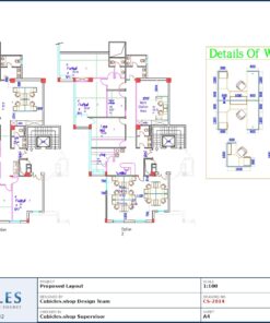 Professional office cubicle layout floor plan CS-2814 by Cubicles.shop