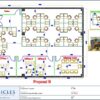 Professional office cubicle layout floor plan CS-2822 by Cubicles.shop