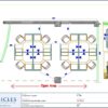 Professional office cubicle layout floor plan CS-2823 by Cubicles.shop