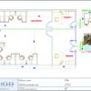 Professional office cubicle layout floor plan CS-2834 by Cubicles.shop