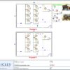 Professional office cubicle layout floor plan CS-2837 by Cubicles.shop