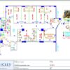Professional office cubicle layout floor plan CS-2840 by Cubicles.shop