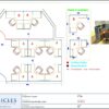 Professional office cubicle layout floor plan CS-2842 by Cubicles.shop
