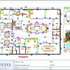 Professional office cubicle layout floor plan CS-2844 by Cubicles.shop