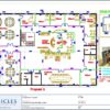 Professional office cubicle layout floor plan CS-2846 by Cubicles.shop