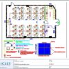 Professional office cubicle layout floor plan CS-2847 by Cubicles.shop