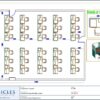 Professional office cubicle layout floor plan CS-2849 by Cubicles.shop