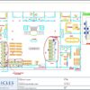Professional office cubicle layout floor plan CS-2851 by Cubicles.shop