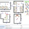 Professional office cubicle layout floor plan CS-2855 by Cubicles.shop