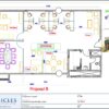 Professional office cubicle layout floor plan CS-2868 by Cubicles.shop
