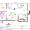 Professional office cubicle layout floor plan CS-2869 by Cubicles.shop