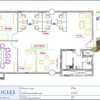 Professional office cubicle layout floor plan CS-2872 by Cubicles.shop