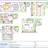 Professional office cubicle layout floor plan CS-2877 by Cubicles.shop