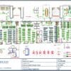 Office Cubicle Floor Plan Design (2644)