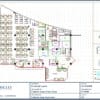 Office Cubicle Layout Design Floor Plan (2645)