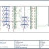 Open Office Cubicle Space Planning Layout (2697)