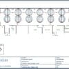 Open Plan Cubicle Workstation Floor Plan (2701)