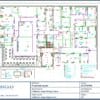 Open Office Cubicle Layout (2707)